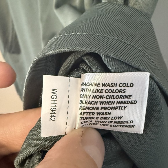 Lady Hagen‎ Dress Womens Medium Green Sleeveless Golf Activewear Zip Collar New - Picture 6 of 10